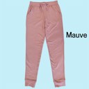 Mauve Small Drawstring Joggers With Pockets S-3X