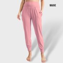 Mauve Small High-Waisted Pocketed Joggers