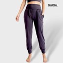 Charcoal Small High-Waisted Pocketed Joggers