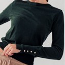 Hunter Small Perfect Layering Button Detail Sweater