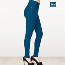 Teal One Size Fits Most Premium Stretch Jeans / 0-3X