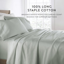  300 Thread Count Cotton Sheet Set in Essential Colors