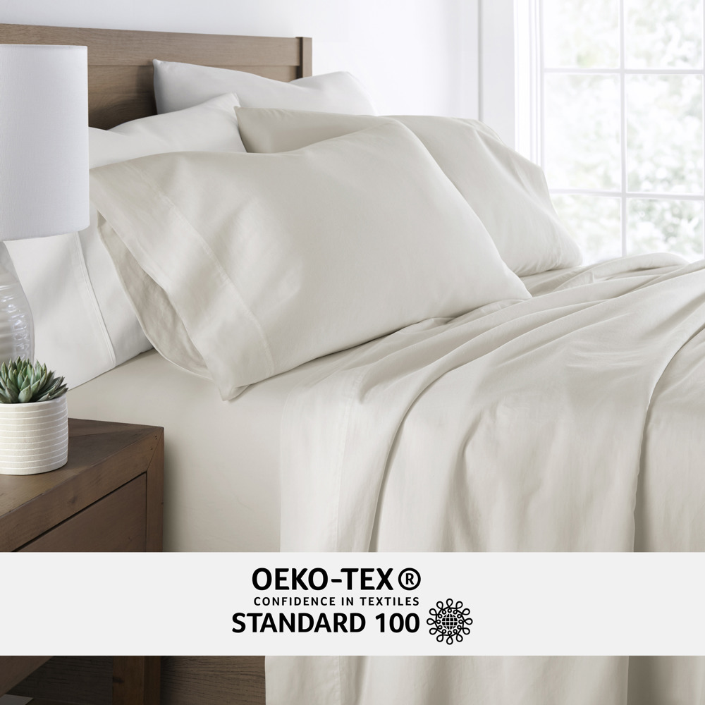 300 Thread Count Cotton Sheet Set in Essential Colors