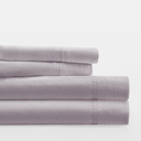 California King Mauve 300 Thread Count Cotton Sheet Set in Essential Colors