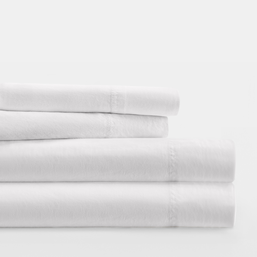 300 Thread Count Cotton Sheet Set in Essential Colors