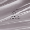 Full/Double Mauve 300 Thread Count Cotton Sheet Set in Essential Colors