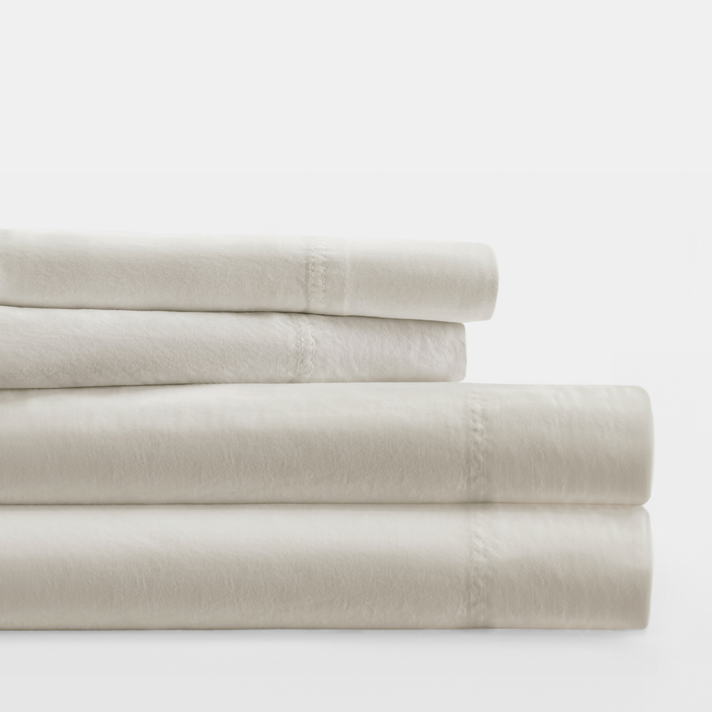 300 Thread Count Cotton Sheet Set in Essential Colors