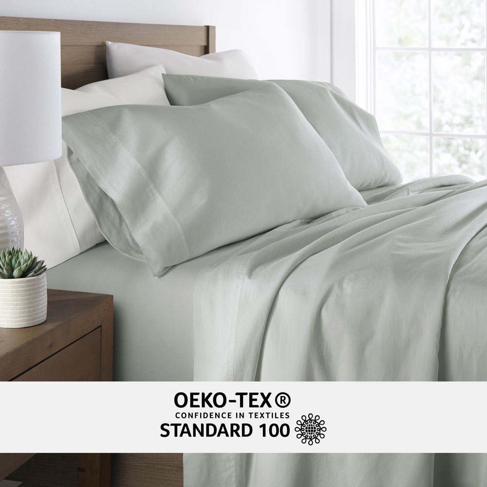 300 Thread Count Cotton Sheet Set in Essential Colors