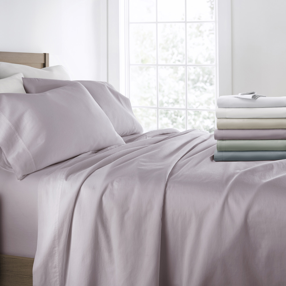 300 Thread Count Cotton Sheet Set in Essential Colors