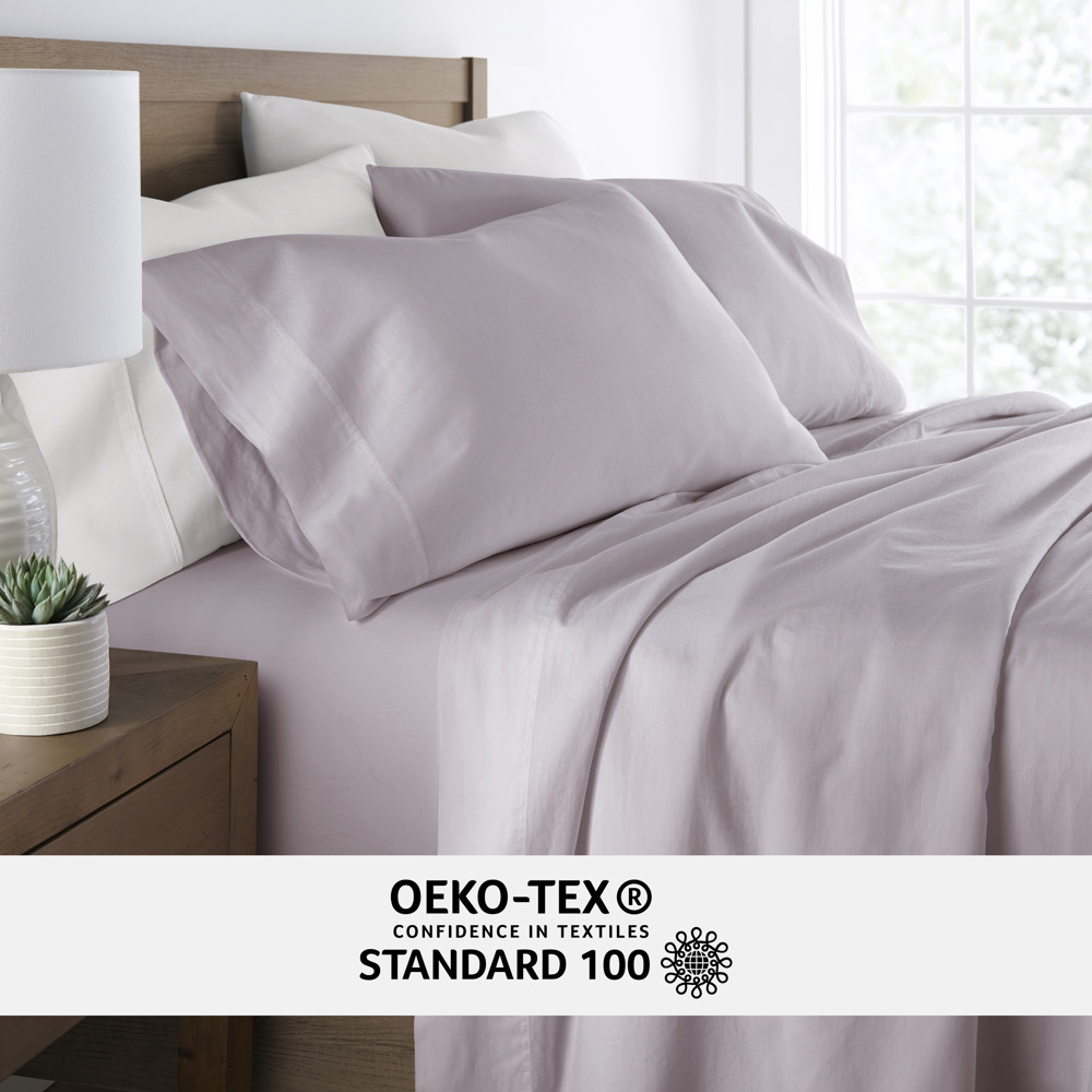 300 Thread Count Cotton Sheet Set in Essential Colors