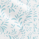 Full/Double Burst of Vines Light Blue Patterned Ultra-Soft Bed Sheet Set - Bohemian Patterns