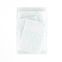 Queen Vines Aqua Patterned Ultra-Soft Bed Sheet Set - Bohemian Patterns