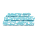 California King Wheatfield Pale Blue Patterned Ultra-Soft Bed Sheet Set - Bohemian Patterns