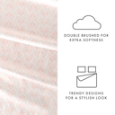 Full/Double Classic in Pink Patterned Ultra-Soft Bed Sheet Set - Classic Patterns