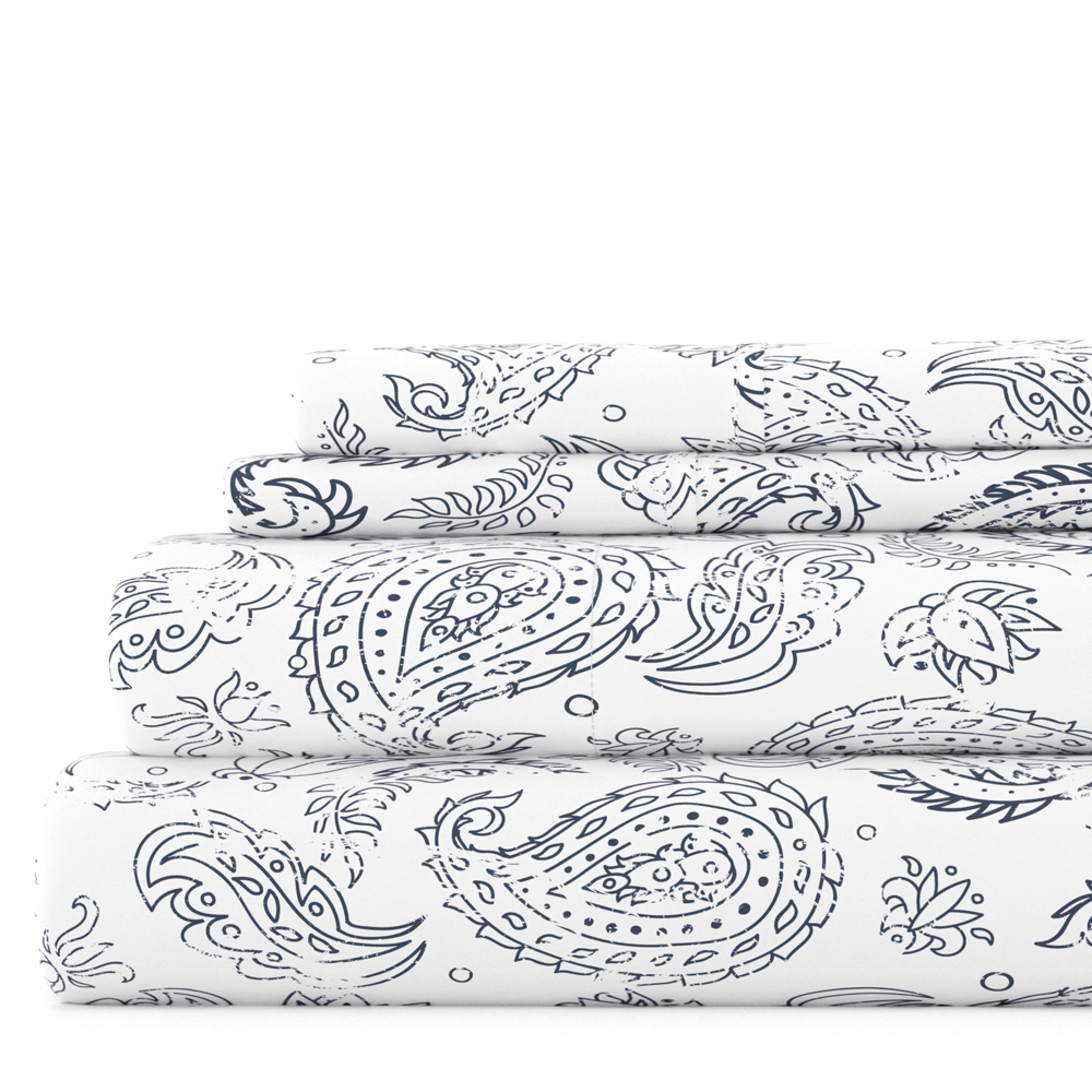 Patterned Ultra-Soft Bed Sheet Set - Classic Patterns