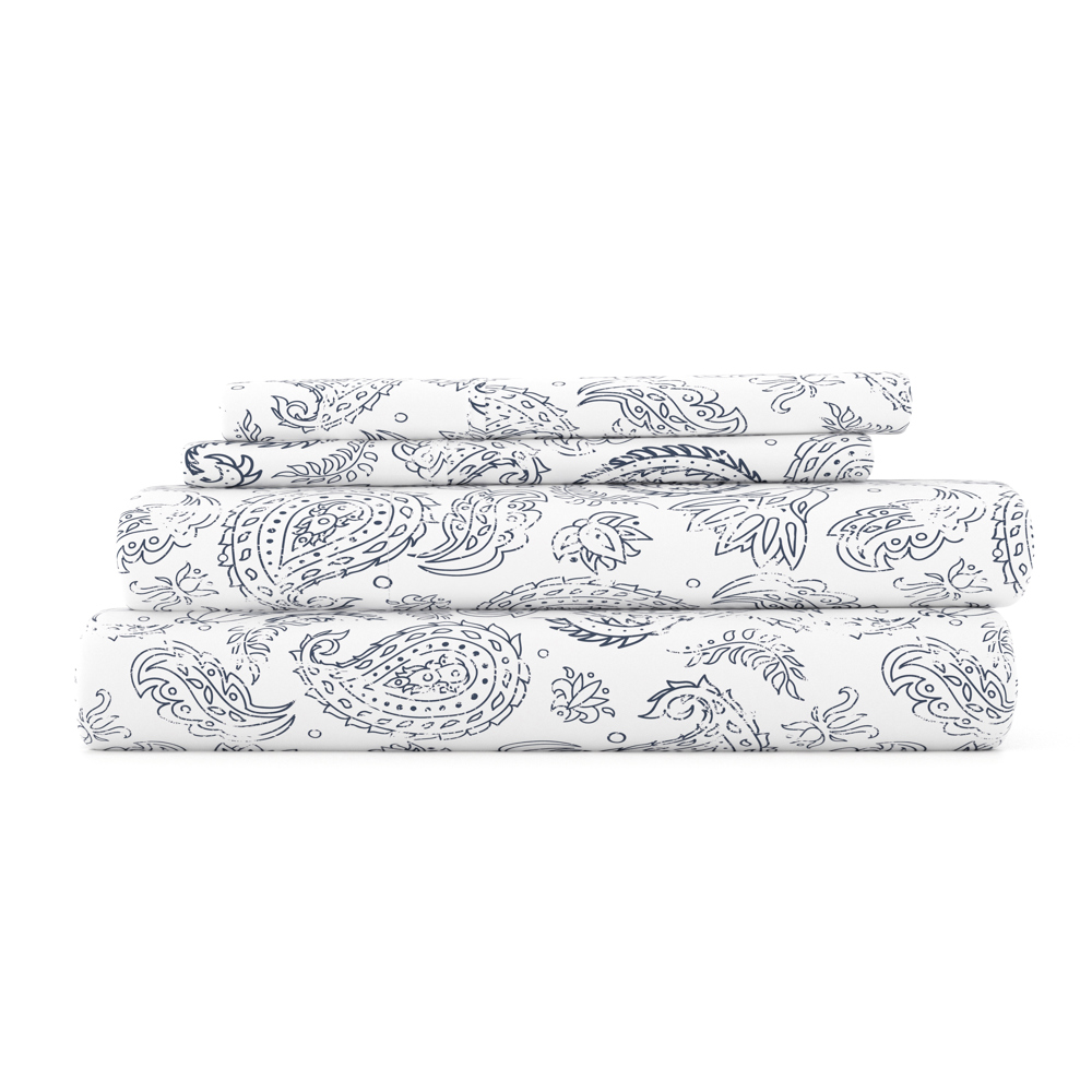 Patterned Ultra-Soft Bed Sheet Set - Classic Patterns