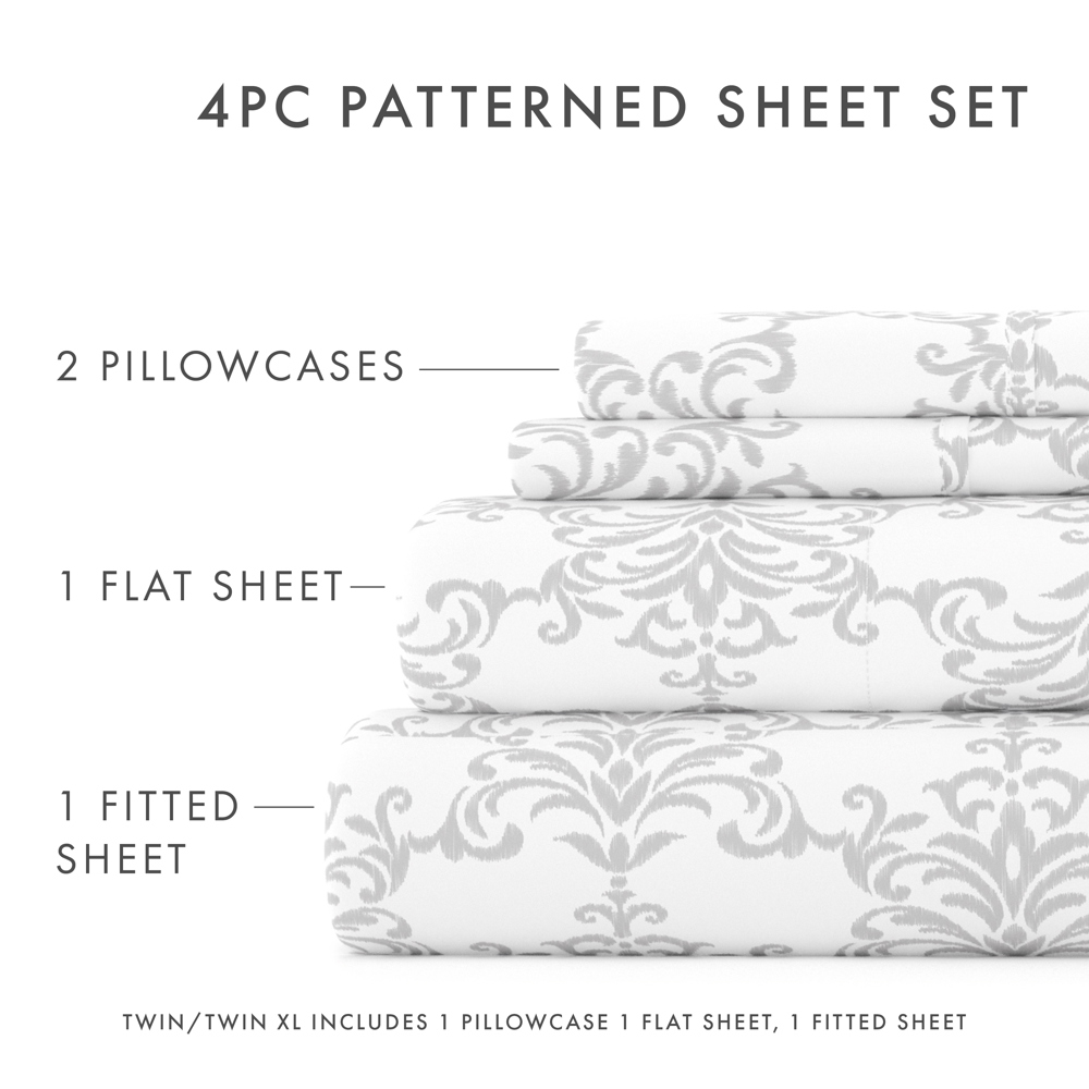 Patterned Ultra-Soft Bed Sheet Set - Classic Patterns