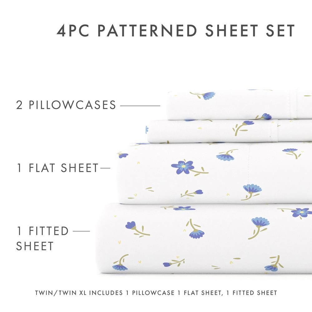 Patterned Ultra-Soft Bed Sheet Set - Classic Patterns