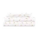 California King Soft Floral Pink Patterned Ultra-Soft Bed Sheet Set - Classic Patterns