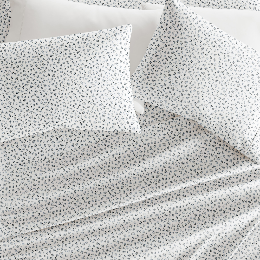 Patterned Ultra-Soft Bed Sheet Set - Delicate Blossoms