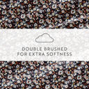 Full/Double Floral Dream Terracotta Patterned Ultra-Soft Bed Sheet Set - Delicate Blossoms