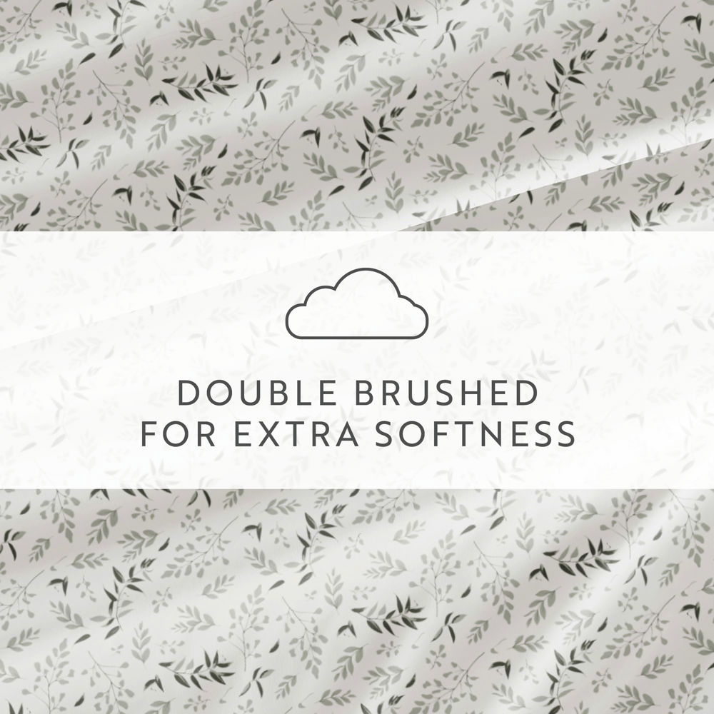 Patterned Ultra-Soft Bed Sheet Set - Delicate Blossoms