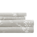 Full/Double Distressed Willow Harbour Mist Patterned Ultra-Soft Bed Sheet Set - Delicate Details