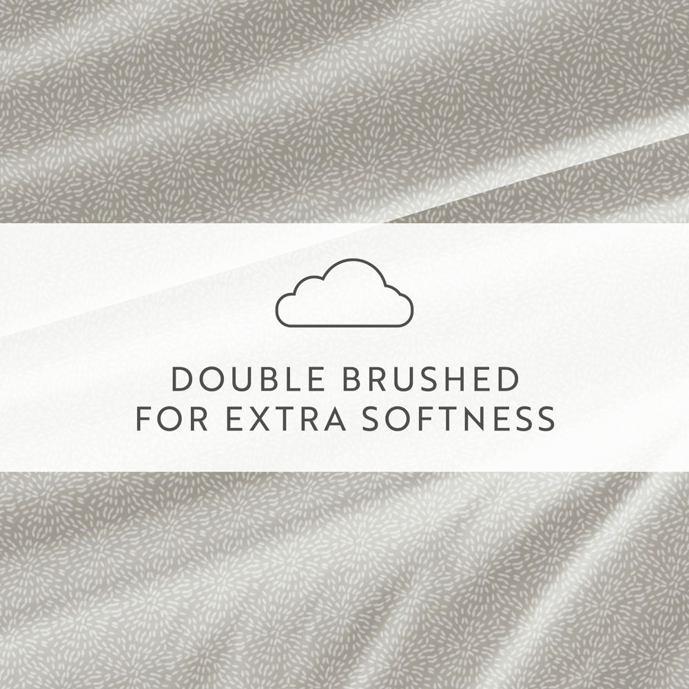 Patterned Ultra-Soft Bed Sheet Set - Delicate Details