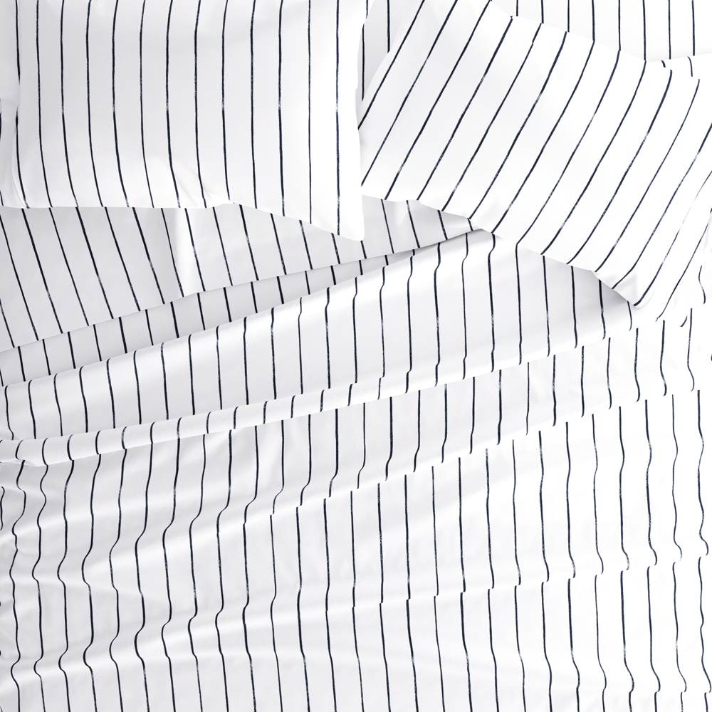 Patterned Ultra-Soft Bed Sheet Set - Dots and Stripes