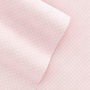 California King My Heart Pink Patterned Ultra-Soft Bed Sheet Set - Dots and Stripes