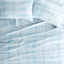 California King Polka Dot Aqua Patterned Ultra-Soft Bed Sheet Set - Dots and Stripes