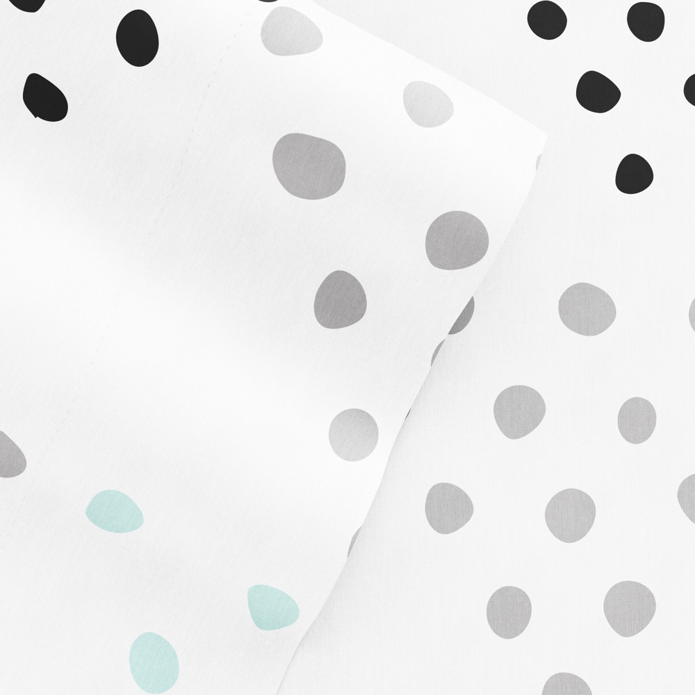 Patterned Ultra-Soft Bed Sheet Set - Dots and Stripes