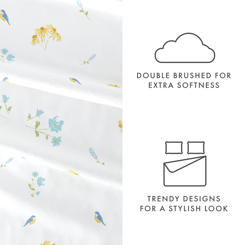 Patterned Ultra-Soft Bed Sheet Set - Garden Farmhouse