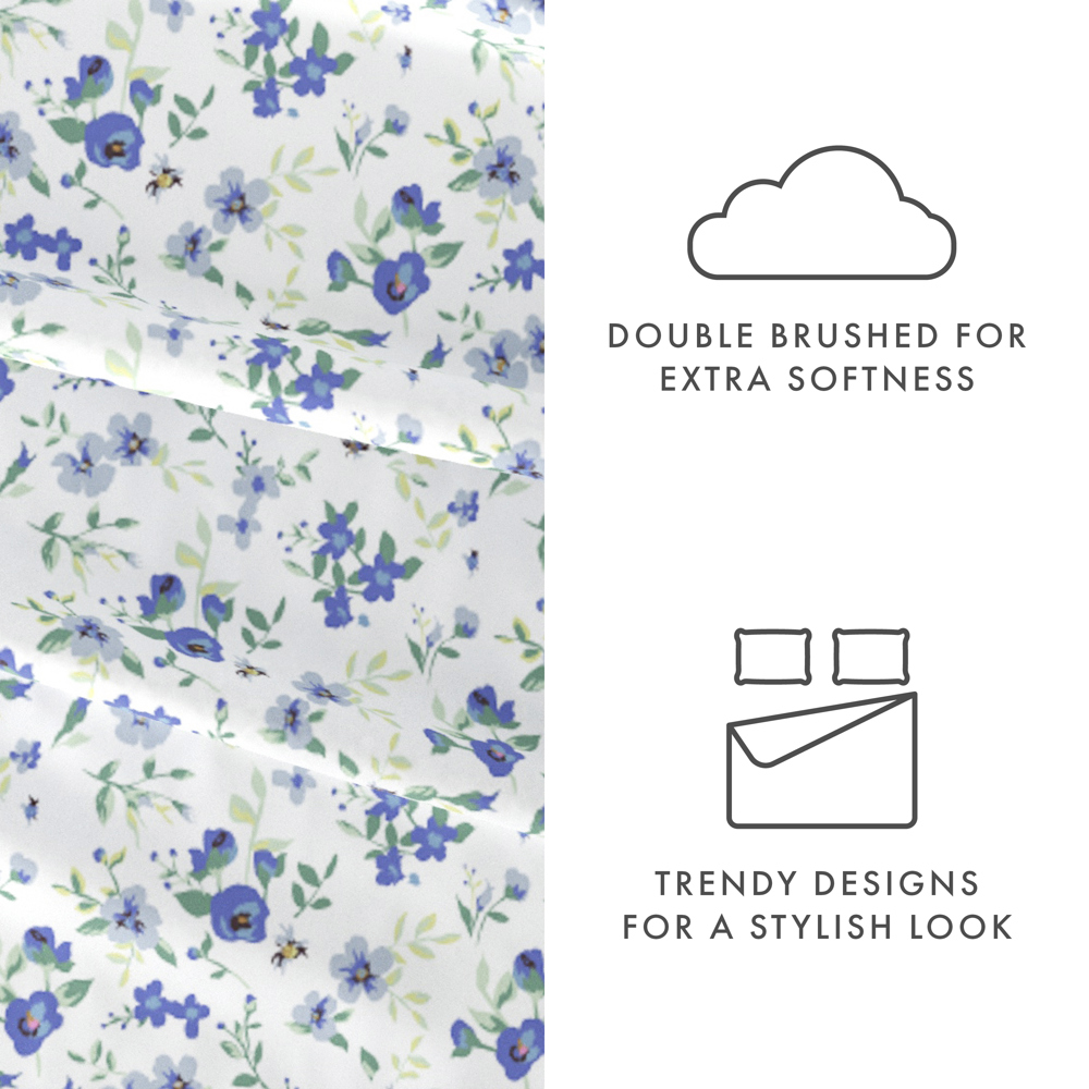 Patterned Ultra-Soft Bed Sheet Set - Garden Farmhouse