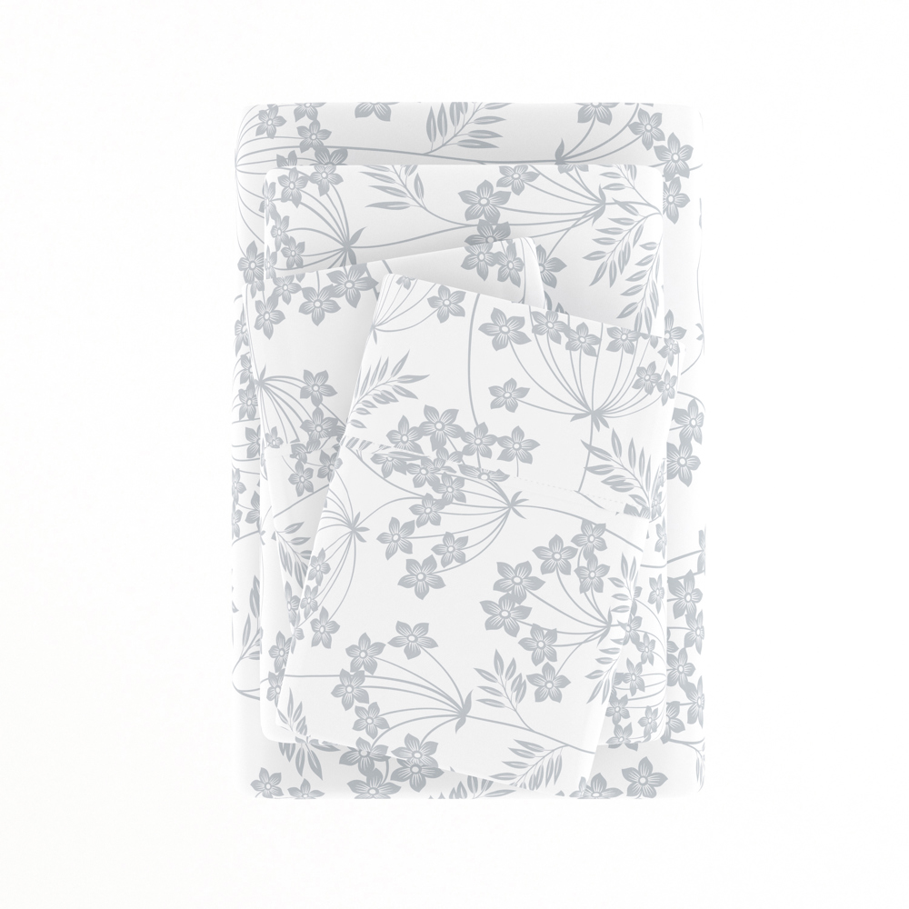 Patterned Ultra-Soft Bed Sheet Set - Garden Farmhouse