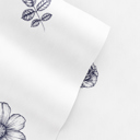 California King Indigo Flowers Navy Patterned Ultra-Soft Bed Sheet Set - Garden Farmhouse