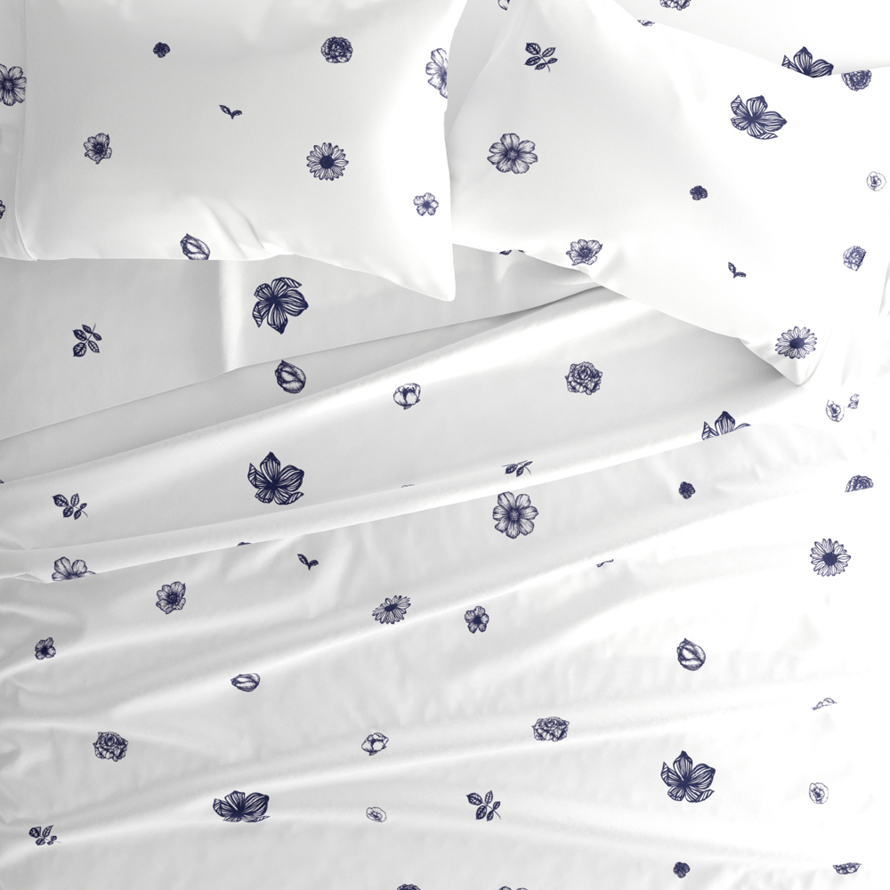 Patterned Ultra-Soft Bed Sheet Set - Garden Farmhouse