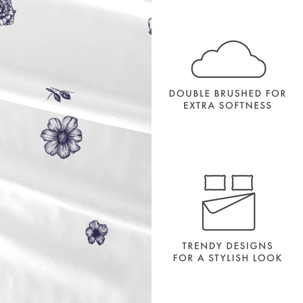 Patterned Ultra-Soft Bed Sheet Set - Garden Farmhouse