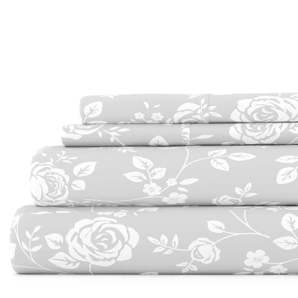 Patterned Ultra-Soft Bed Sheet Set - Garden Farmhouse