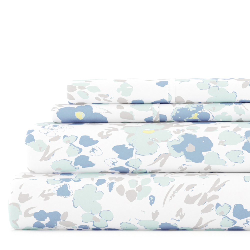 Patterned Ultra-Soft Bed Sheet Set - Garden Farmhouse