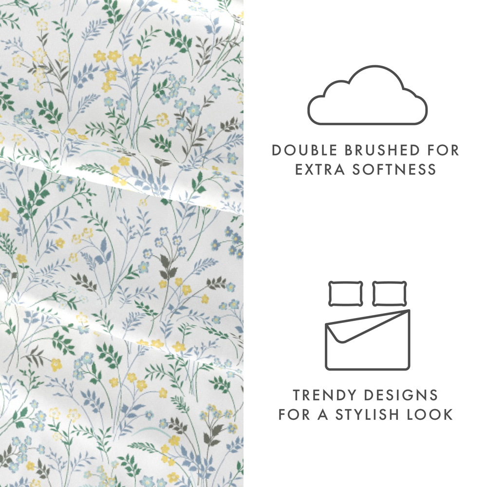 Patterned Ultra-Soft Bed Sheet Set - Garden Farmhouse