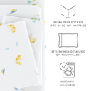  Patterned Ultra-Soft Bed Sheet Set - Garden Farmhouse