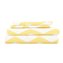 California King Arrow Yellow Patterned Ultra-Soft Bed Sheet Set - Geometric Patterns