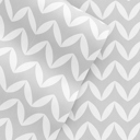 California King Puffed Chevron Light Gray Patterned Ultra-Soft Bed Sheet Set - Geometric Patterns