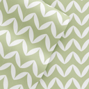 California King Puffed Chevron Sage Patterned Ultra-Soft Bed Sheet Set - Geometric Patterns