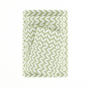 California King Puffed Chevron Sage Patterned Ultra-Soft Bed Sheet Set - Geometric Patterns