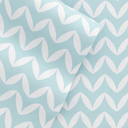 Full/Double Puffed Chevron Light Blue Patterned Ultra-Soft Bed Sheet Set - Geometric Patterns