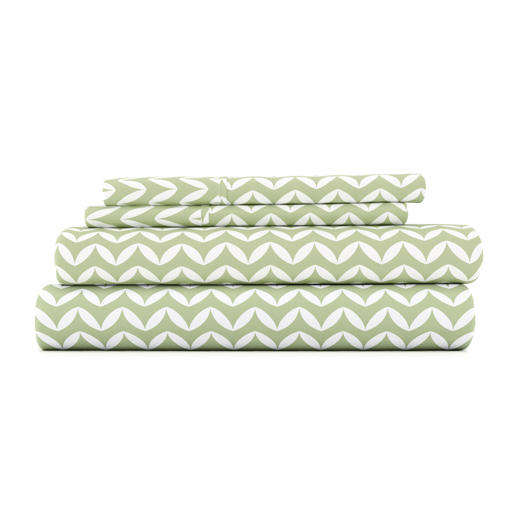 Patterned Ultra-Soft Bed Sheet Set - Geometric Patterns