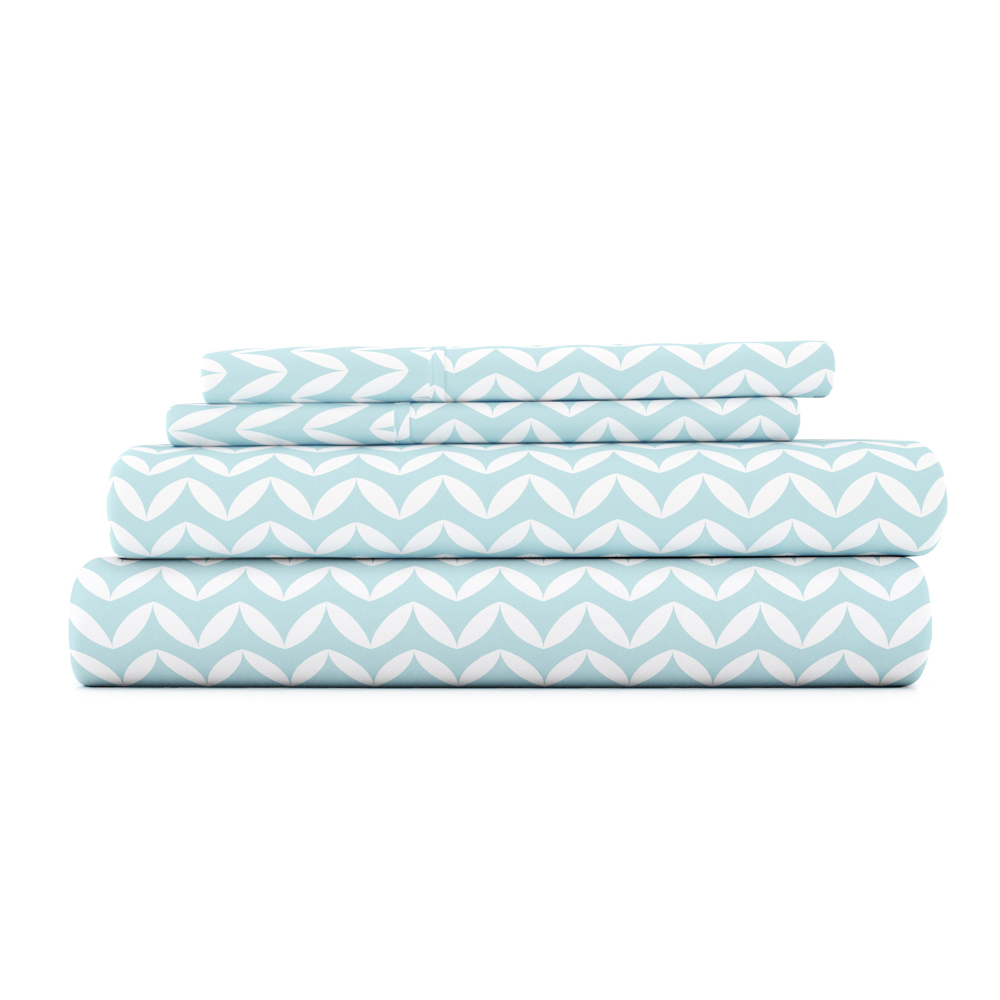 Patterned Ultra-Soft Bed Sheet Set - Geometric Patterns