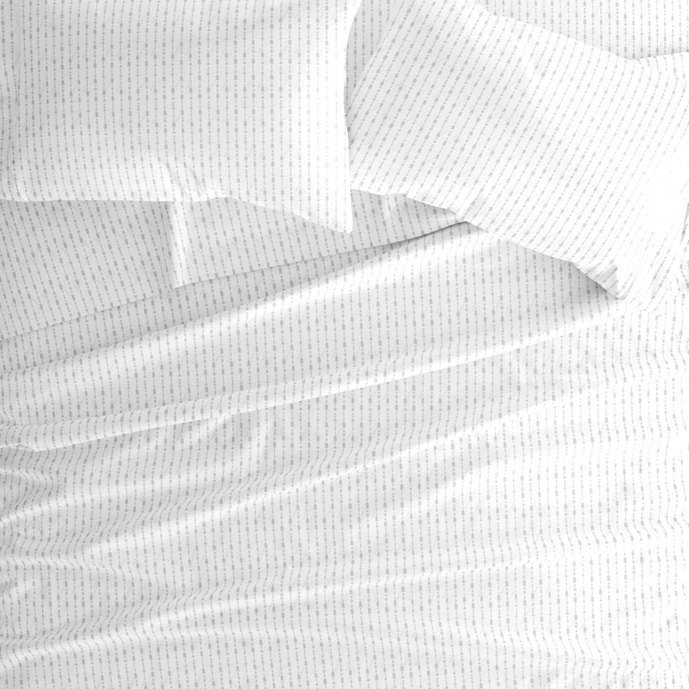 Patterned Ultra-Soft Bed Sheet Set - Modern Elegance